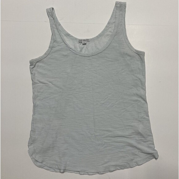 Standard James Perse Light Grey Slub Cotton Modal Tank Top Size 3 Large - Picture 1 of 11
